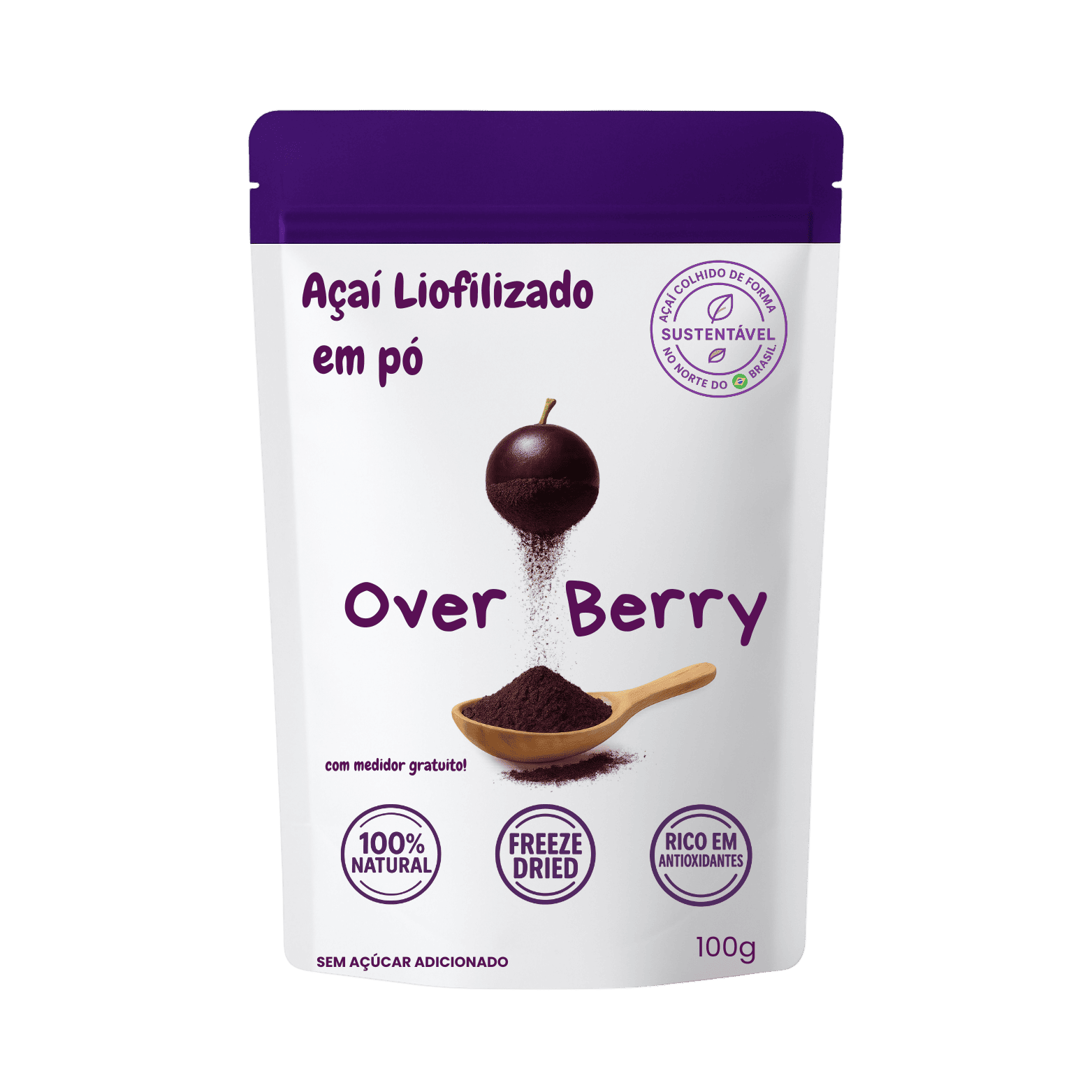 OverBerry Original - Açaí em Pó